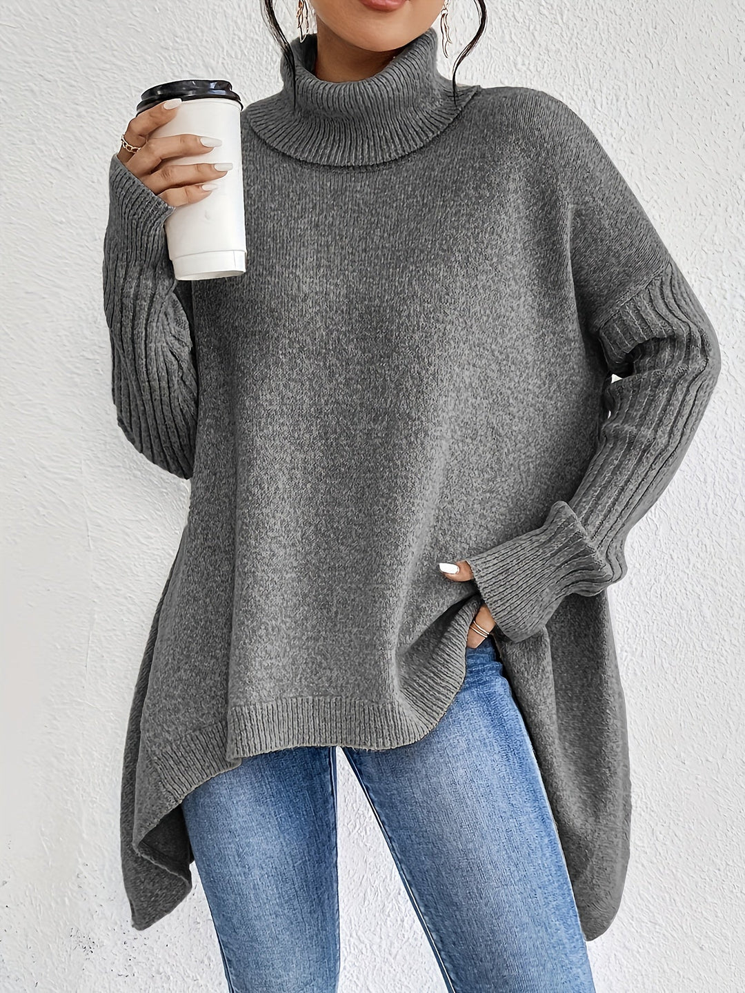 Azalea | Oversized Turtleneck Sweater