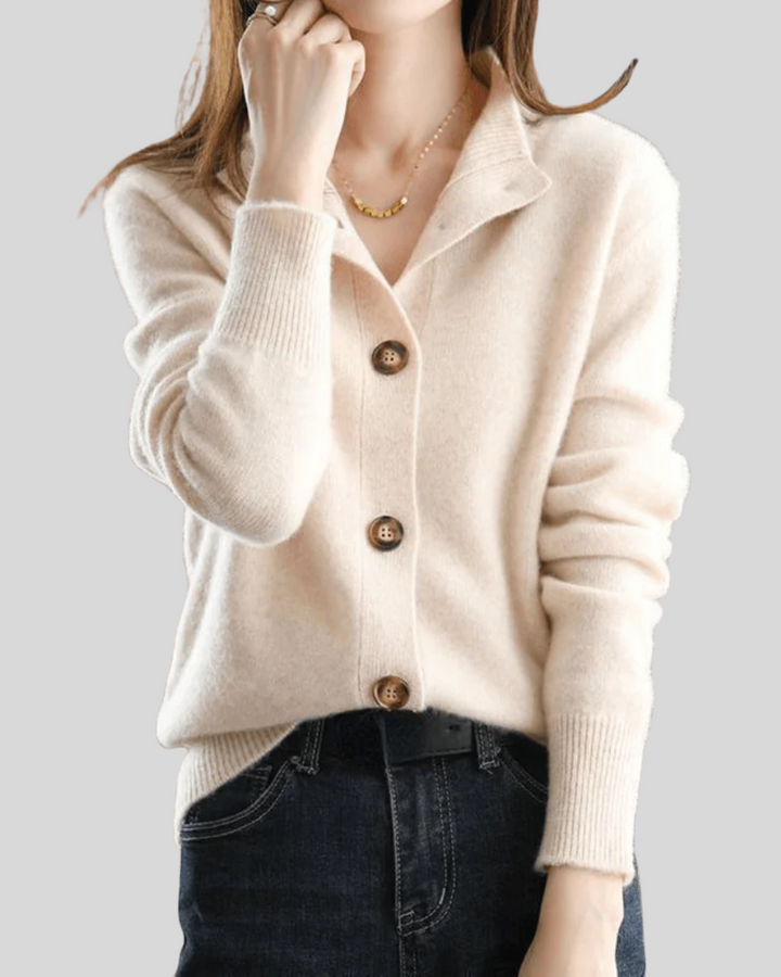 Haisley | Buttoned Knit Sweater
