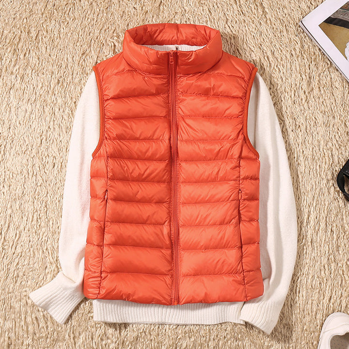 Galora - Waterproof Vest with White Duck Down