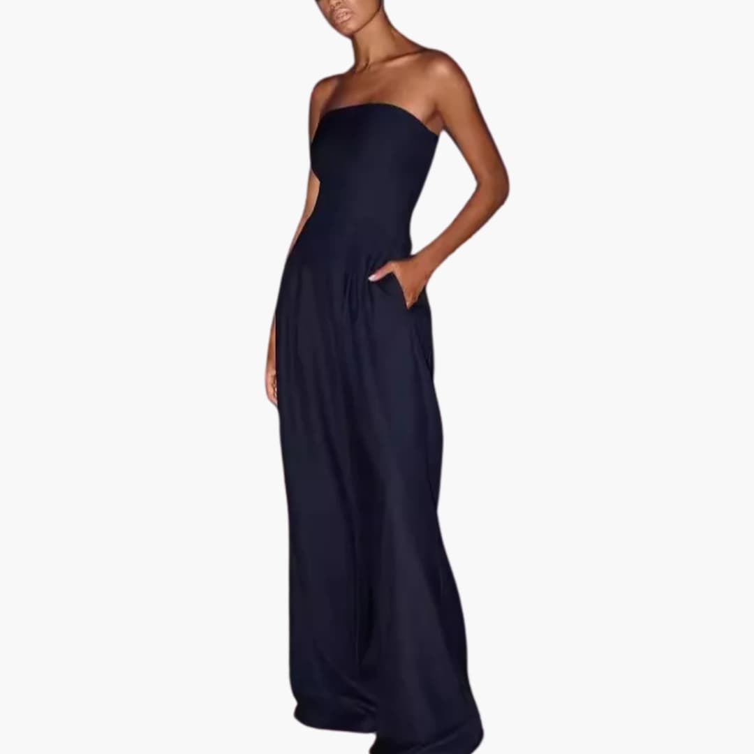 Abigail - Backless Loose Leg Jumpsuit