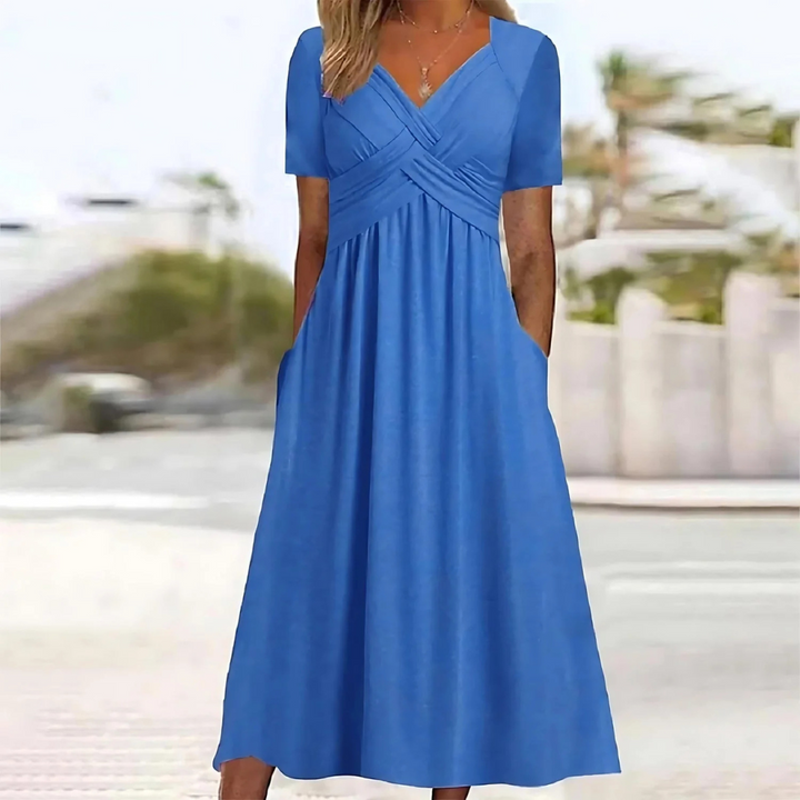 Emily - Elegant Dress with Tummy Coverage