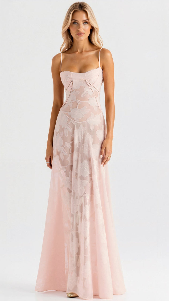 Beatrice | Women Wedding Guest Slip Maxi Dress