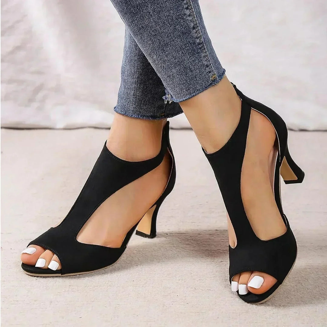 Moira – Zippered High Heeled Sandals (Copy)