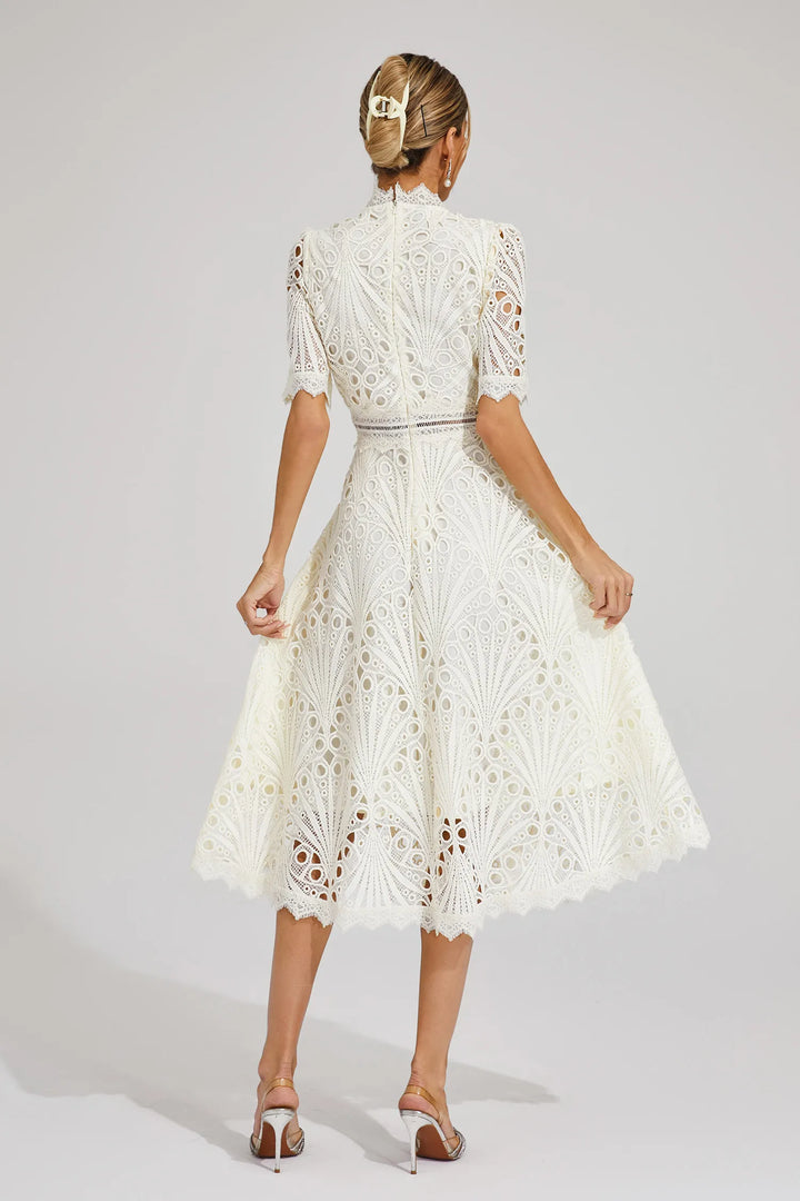 Willow | Women’s Chic Lace Midi Dress