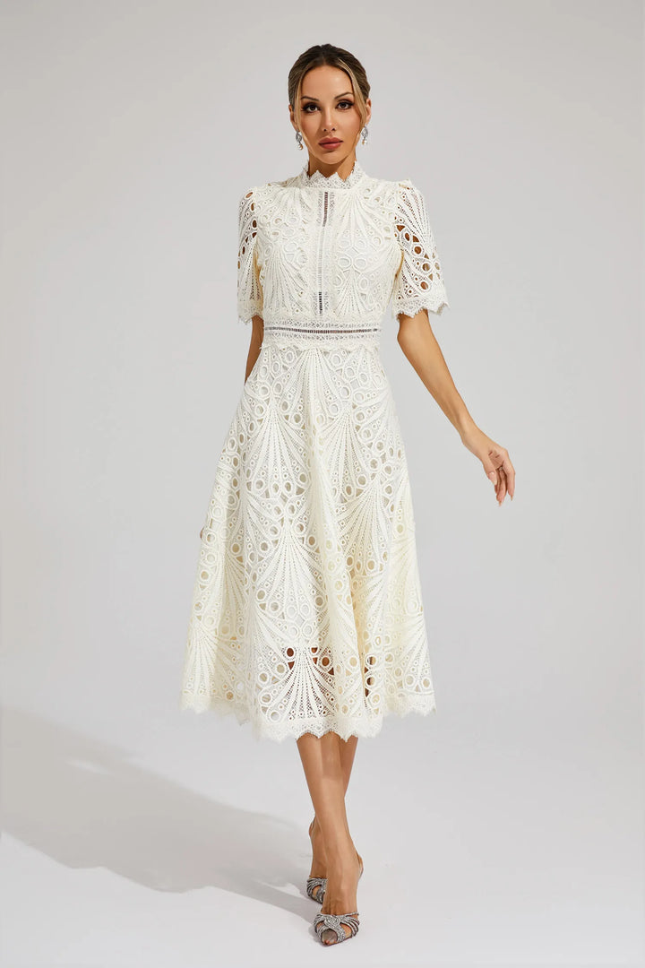 Willow | Women’s Chic Lace Midi Dress
