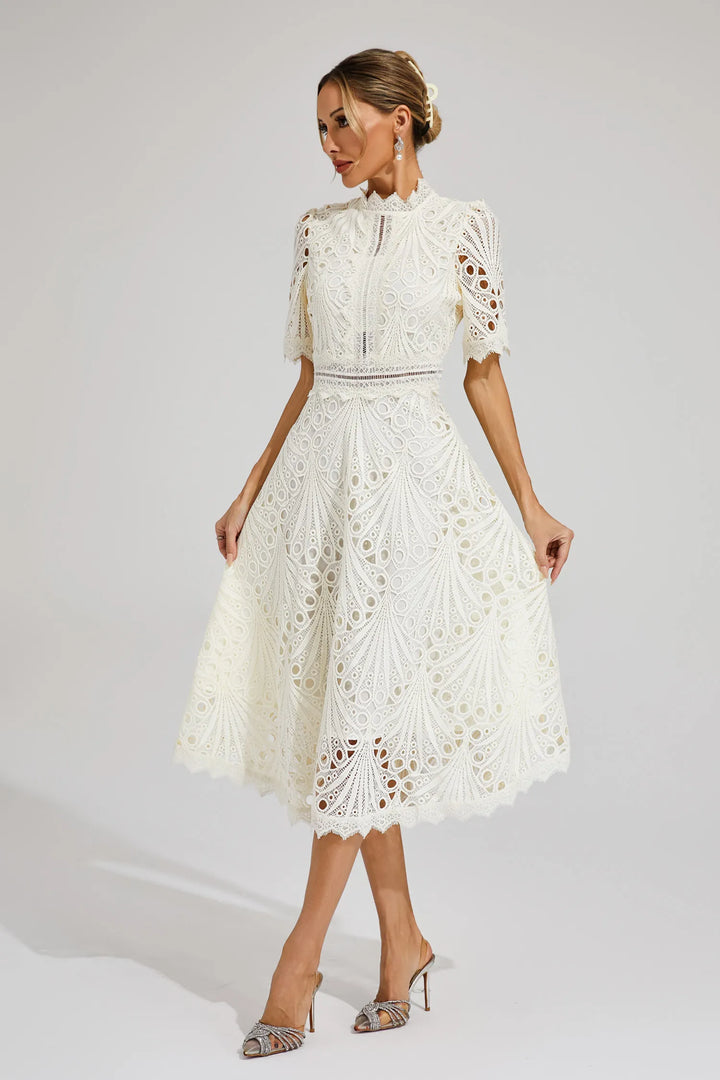 Willow | Women’s Chic Lace Midi Dress
