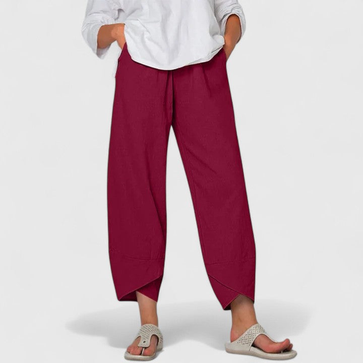 Adelaide | Elegant Women's Wide Leg Pants With Pockets