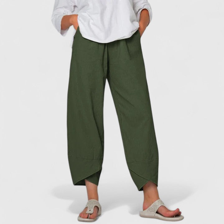 Adelaide | Elegant Women's Wide Leg Pants With Pockets
