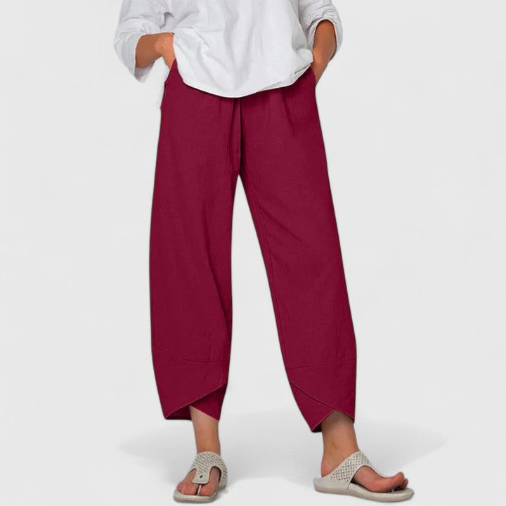 Adelaide | Elegant Women's Wide Leg Pants With Pockets
