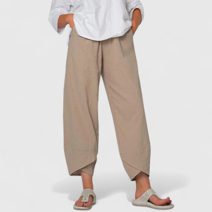 Adelaide | Elegant Women's Wide Leg Pants With Pockets