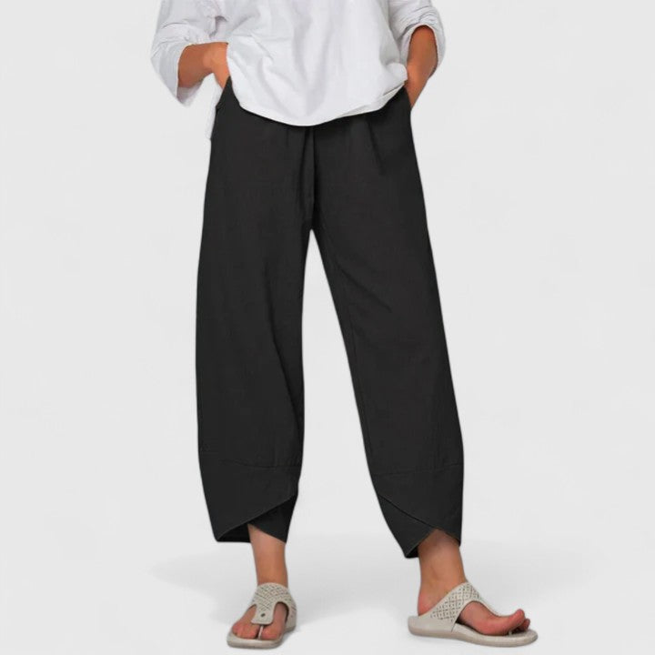 Adelaide | Elegant Women's Wide Leg Pants With Pockets