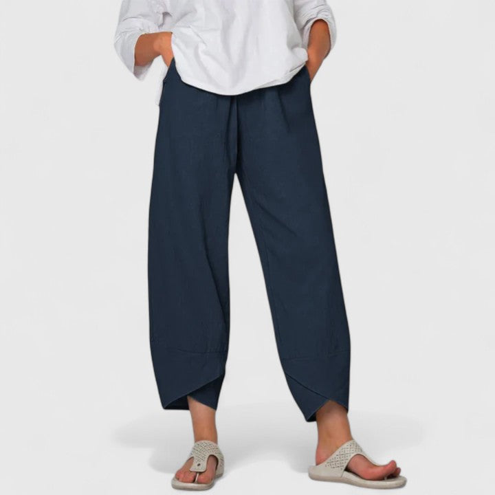 Adelaide | Elegant Women's Wide Leg Pants With Pockets
