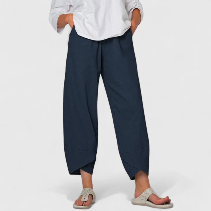 Adelaide | Elegant Women's Wide Leg Pants With Pockets