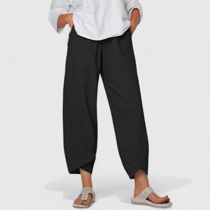 Adelaide | Elegant Women's Wide Leg Pants With Pockets