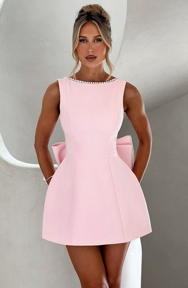 Adeline | Elegant Women’s 2026 Graduation Structured Mini Dress
