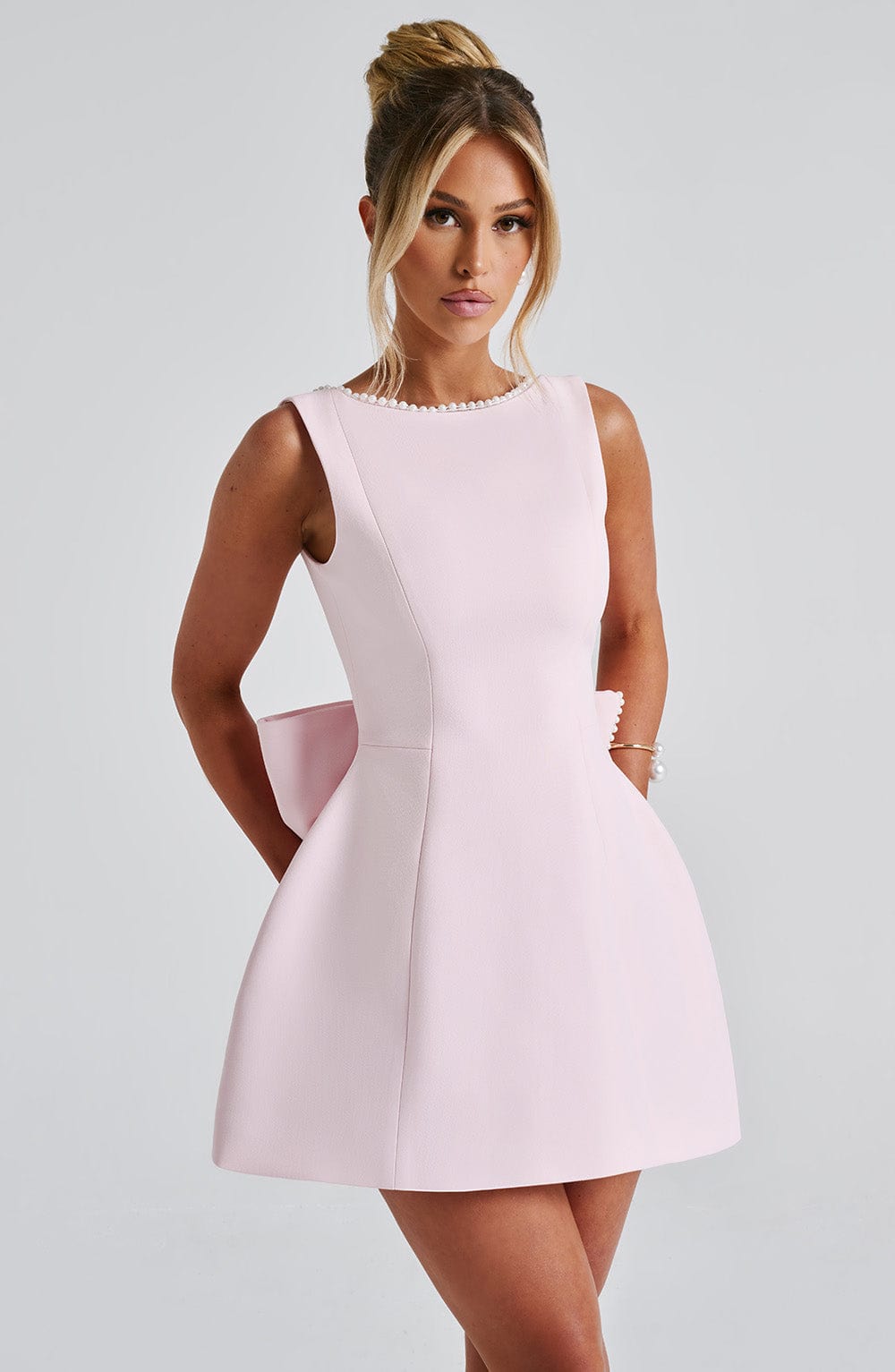Adeline | Elegant Women’s 2026 Graduation Structured Mini Dress