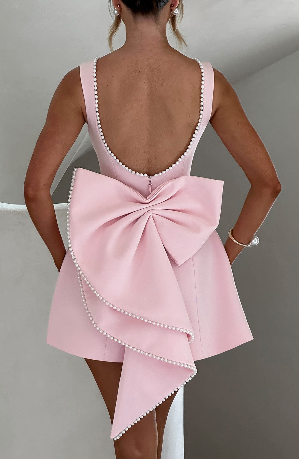 Adeline | Elegant Women’s 2026 Graduation Structured Mini Dress