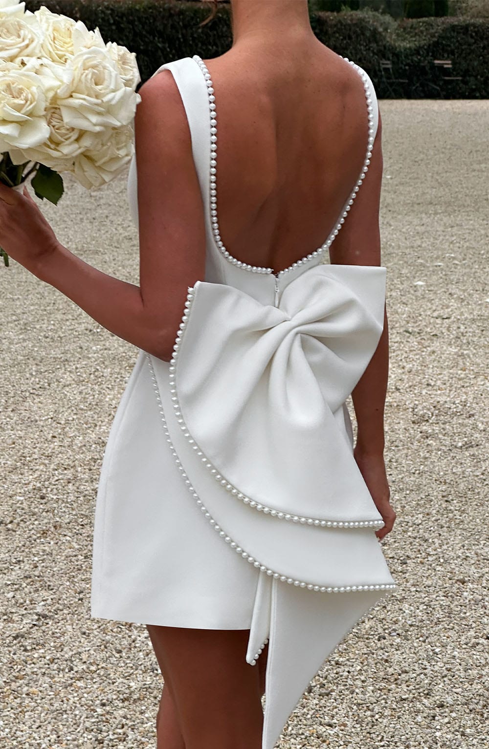 Adeline | Elegant Women’s 2026 Graduation Structured Mini Dress