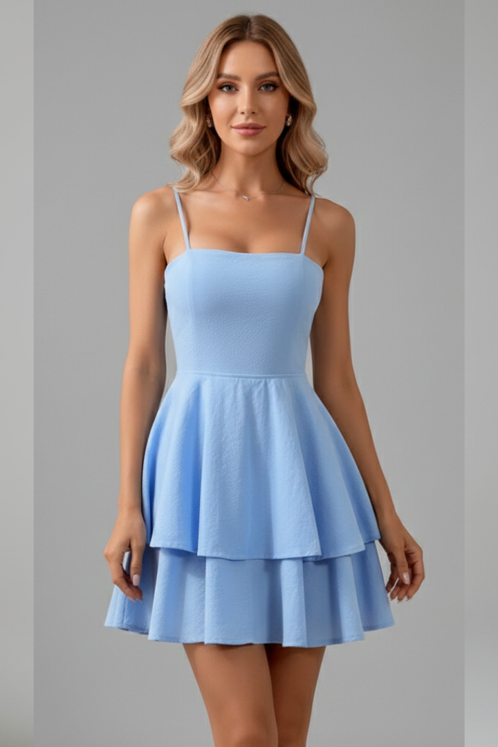 Alisa | Elegant Women’s 2026 Graduation Ruffle Mini Dress