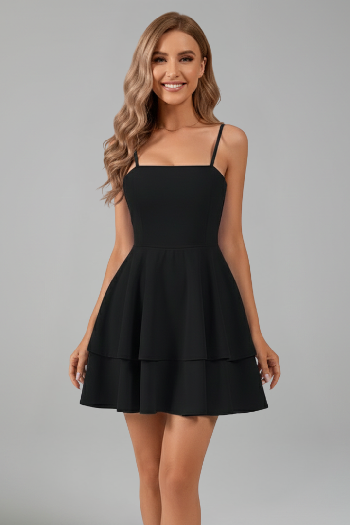 Alisa | Elegant Women’s 2026 Graduation Ruffle Mini Dress