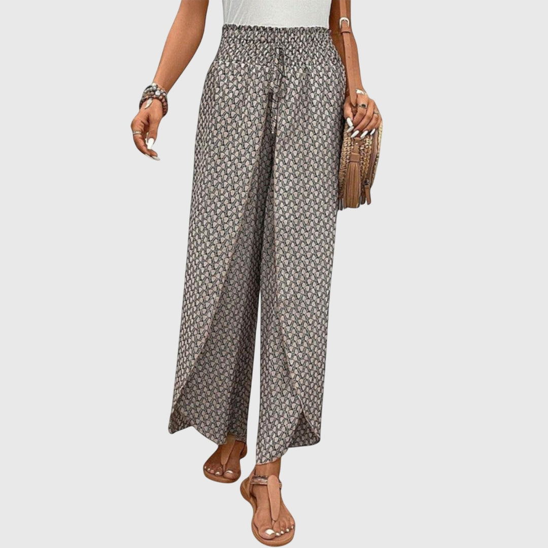 Amelia | Women's Palazzo Pants High waist Wide cut