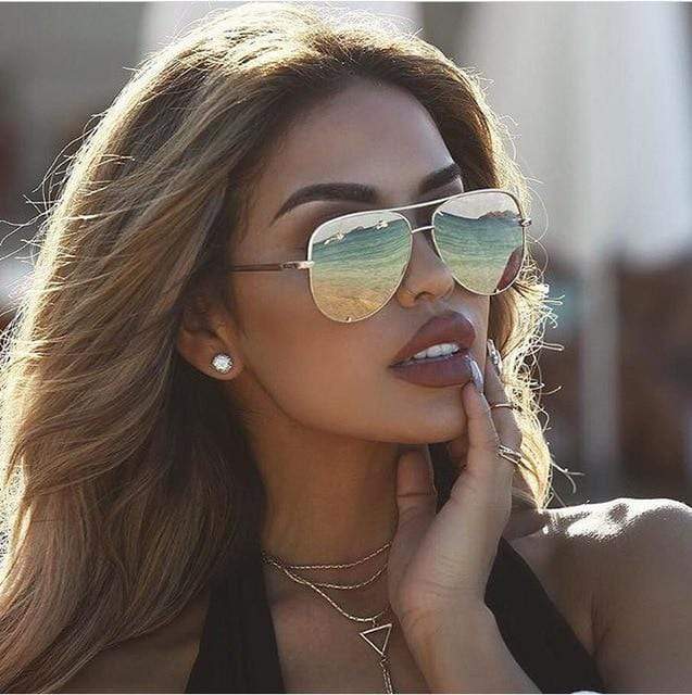 Aurelle | Elegant Women's Summer Aviator Sunglasses