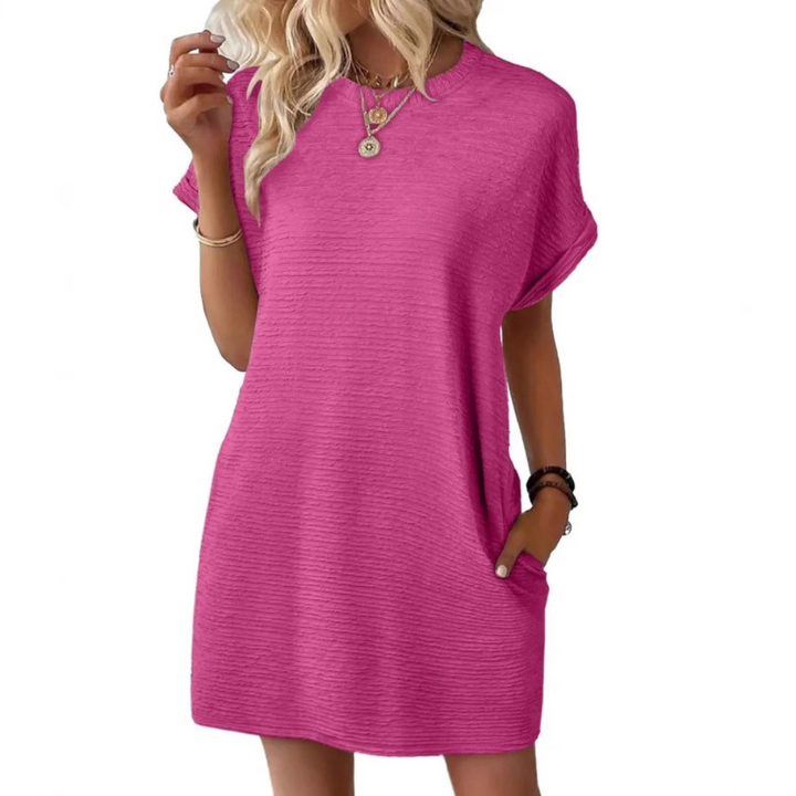 Chloe | Women's Jersey Short Sleeve Mini Sundress