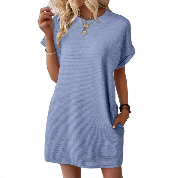 Chloe | Women's Jersey Short Sleeve Mini Sundress