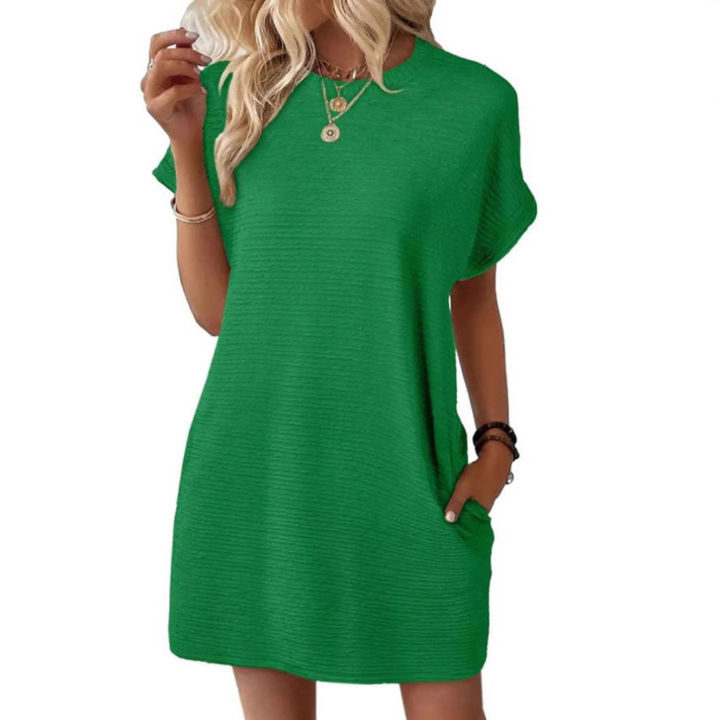 Chloe | Women's Jersey Short Sleeve Mini Sundress
