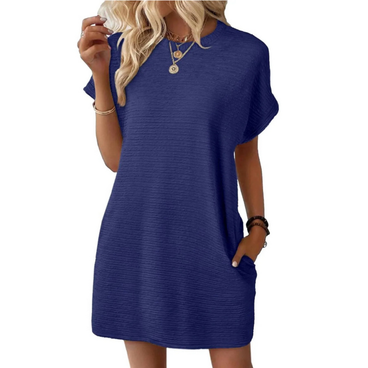 Chloe | Women's Jersey Short Sleeve Mini Sundress