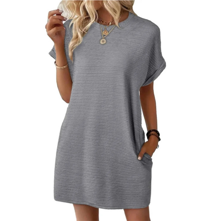 Chloe | Women's Jersey Short Sleeve Mini Sundress