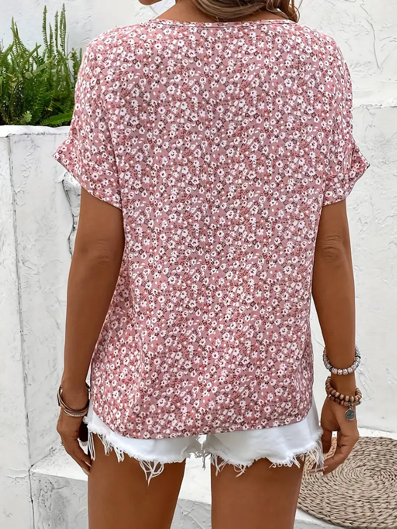 Clara | Women's Loose Fit Floral Print Blouse