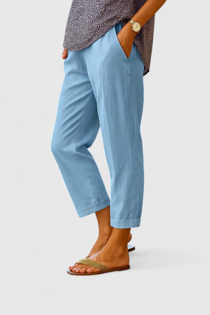 Clara | Effortless Women's Pants Side Pockets Lightweight