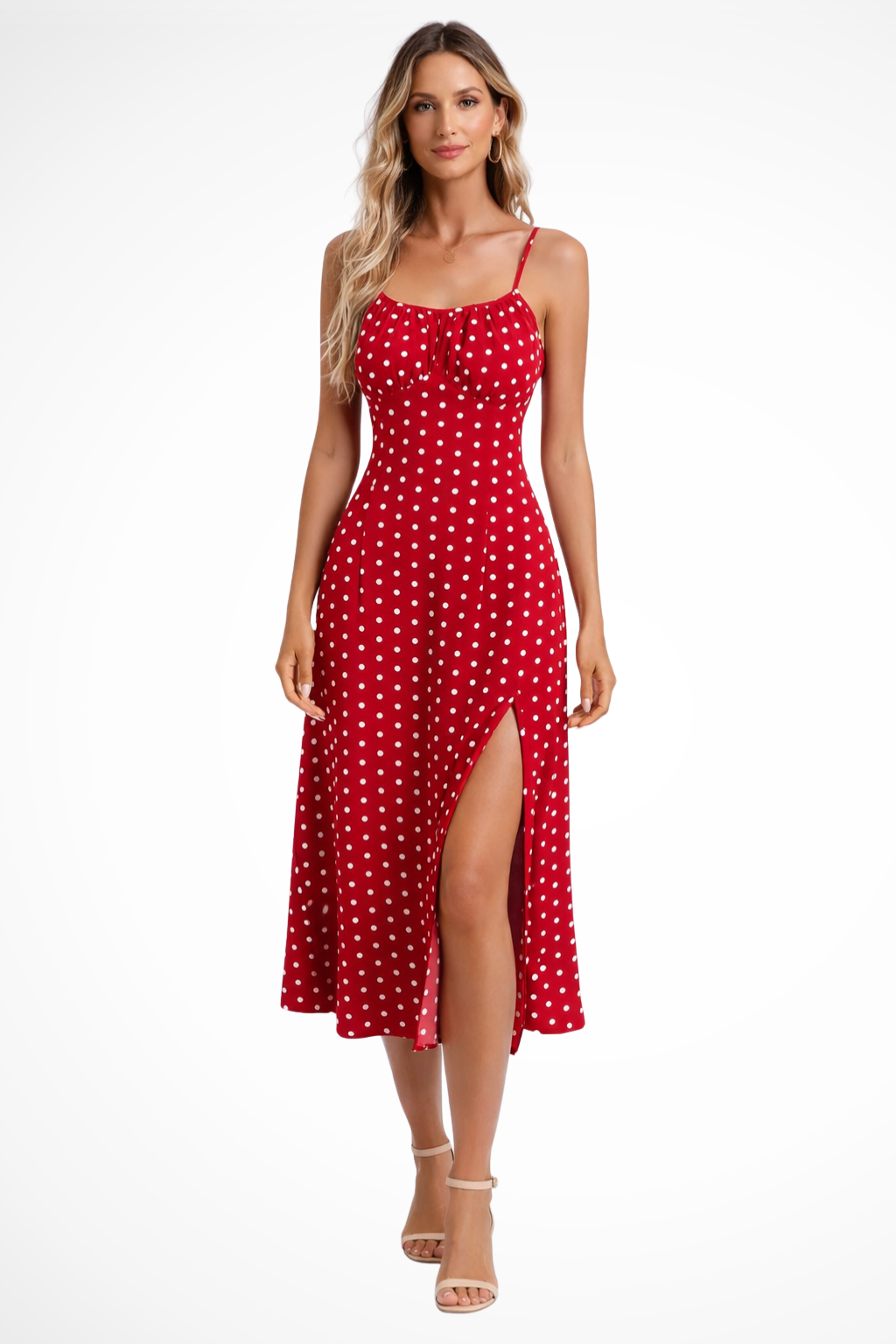 Clara | Women's Floral Sleeveless Midi Sundress