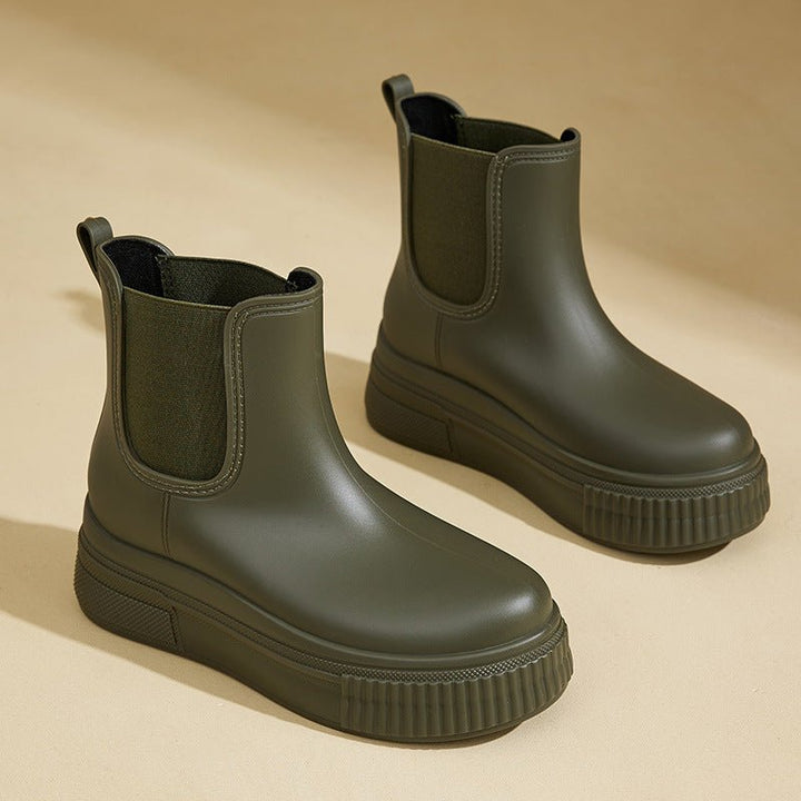 Clementine | Women's Platform Chelsea Boots Waterproof Slip On