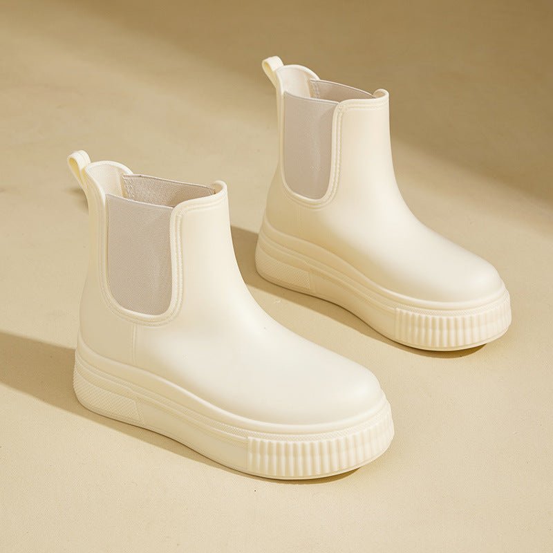 Clementine | Women's Platform Chelsea Boots Waterproof Slip On