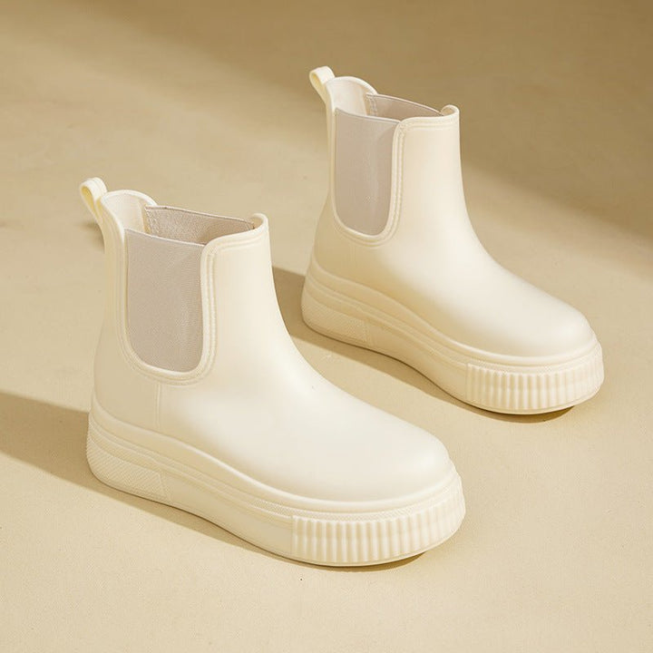 Clementine | Women's Platform Chelsea Boots Waterproof Slip On