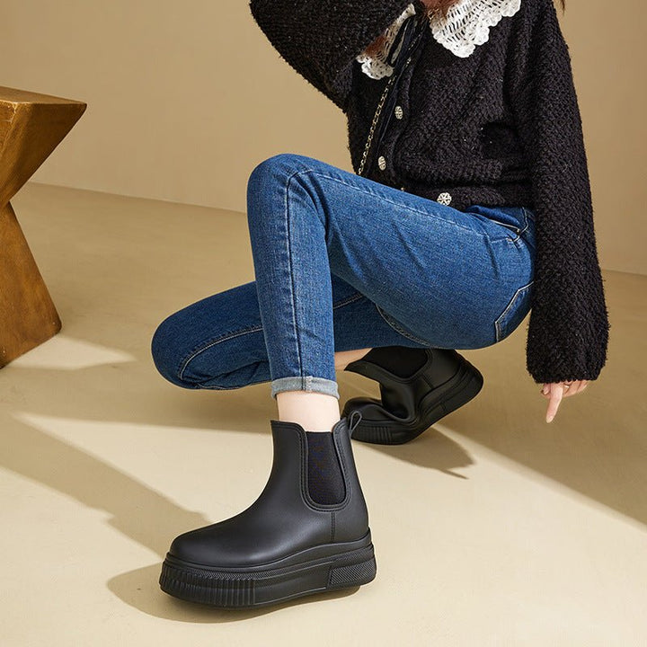 Clementine | Women's Platform Chelsea Boots Waterproof Slip On
