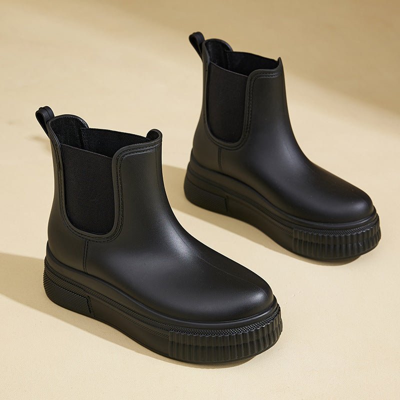 Clementine | Women's Platform Chelsea Boots Waterproof Slip On