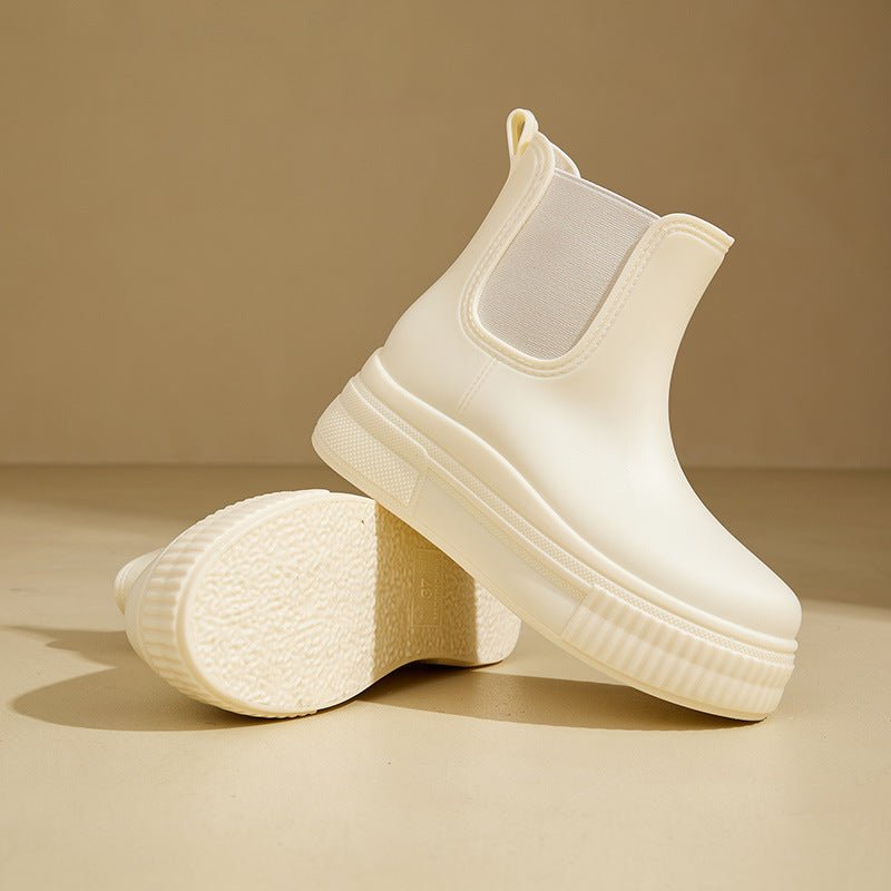 Clementine | Women's Platform Chelsea Boots Waterproof Slip On