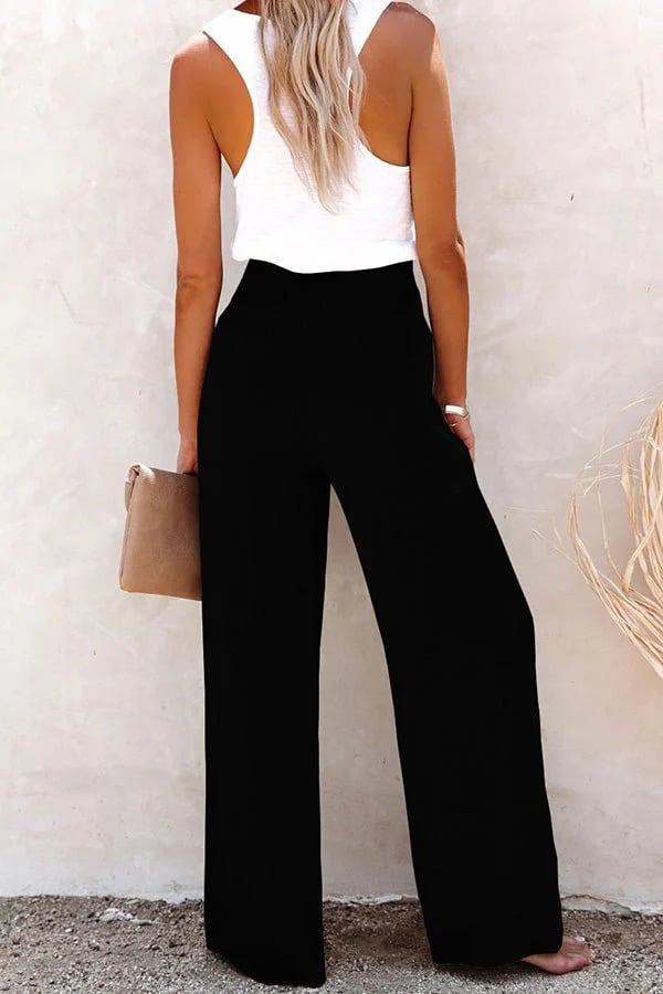 Diana | Elegant Women's High Waist Summer Trousers