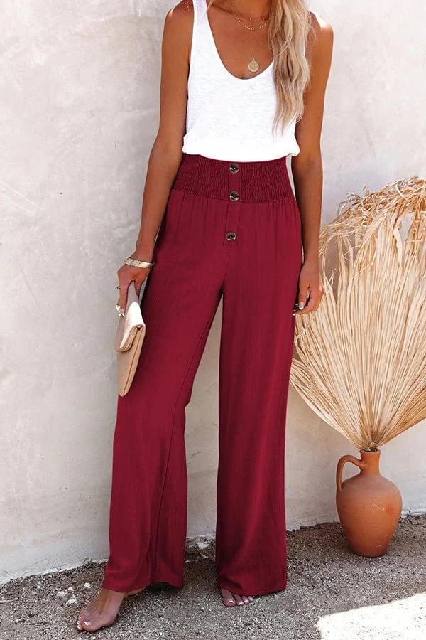 Diana | Elegant Women's High Waist Summer Trousers