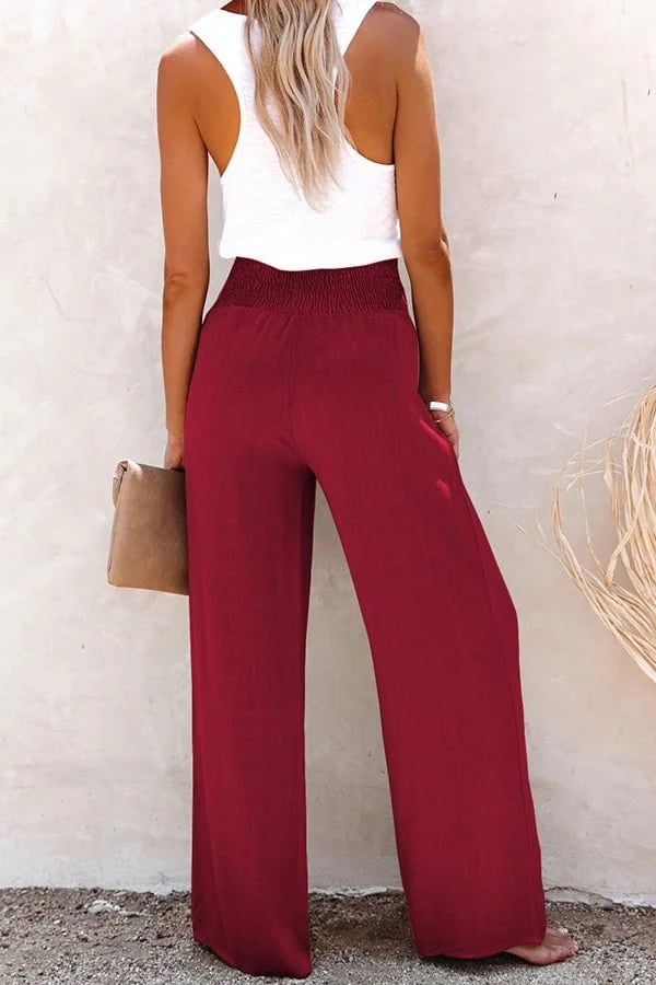 Diana | Elegant Women's High Waist Summer Trousers