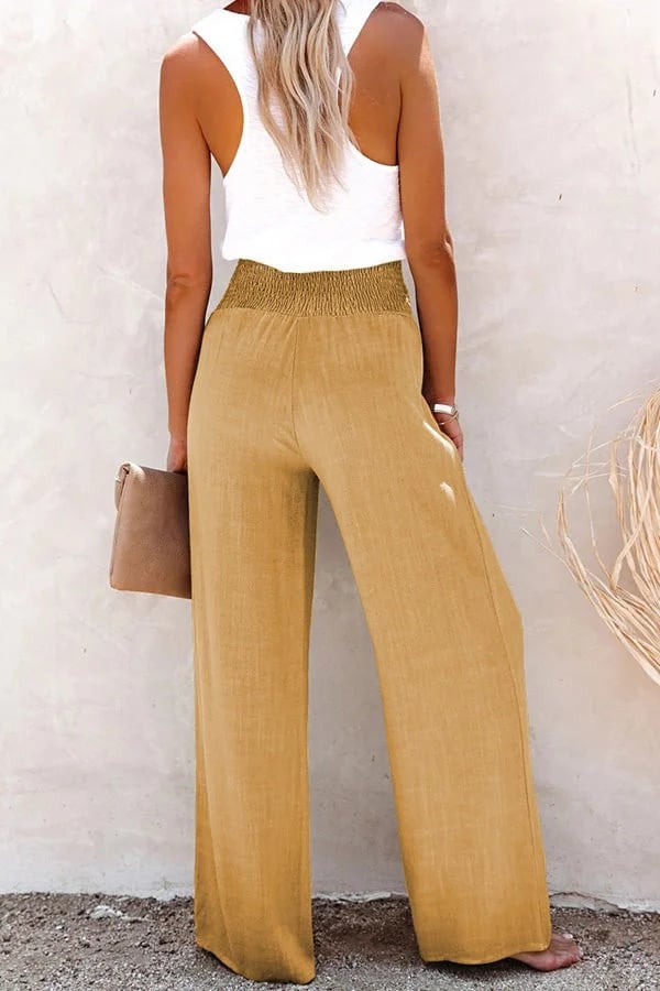 Diana | Elegant Women's High Waist Summer Trousers