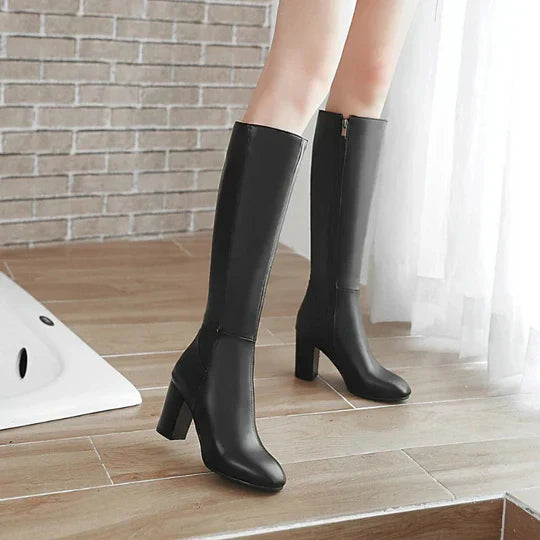 Claire | Women’s Knee-High Heeled Boots