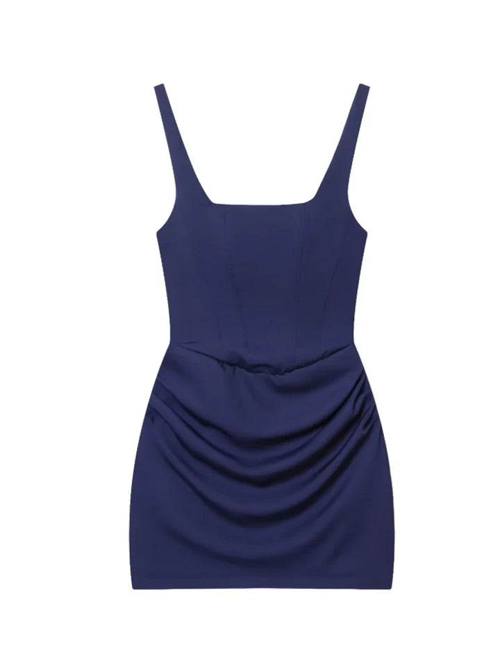 Elena | Women's Mini Cocktail Dress Corset Lace Up Ruched