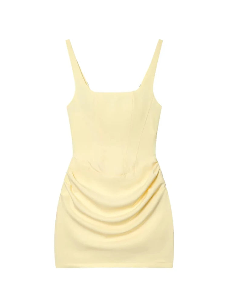 Elena | Women's Mini Cocktail Dress Corset Lace Up Ruched