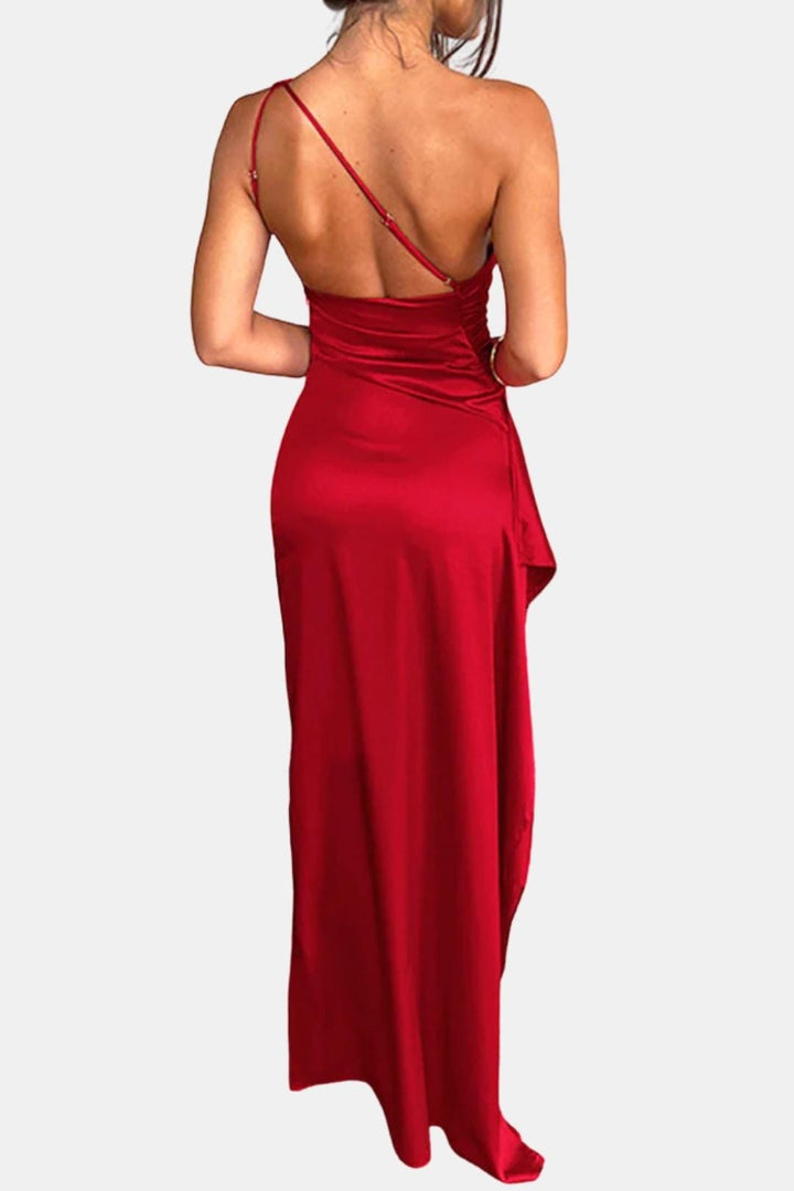 Elodie | Women's Cocktail Dress One-Shoulder Ruched