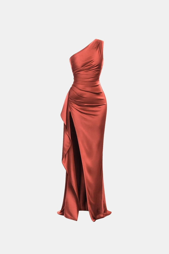 Elodie | Women's Cocktail Dress One-Shoulder Ruched