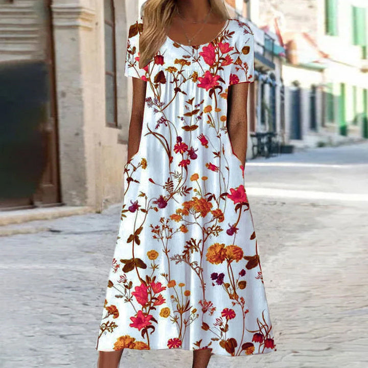 Freya | Women's Floral Maxi Dress Summer Boho